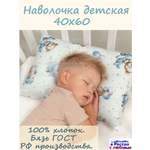 Наволочка ЗАСЫПАЙКА рисунок милашки 40 x 60 см