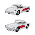 Автомобиль KINSMART Chevrolet Corvette 1957 белая 1:36