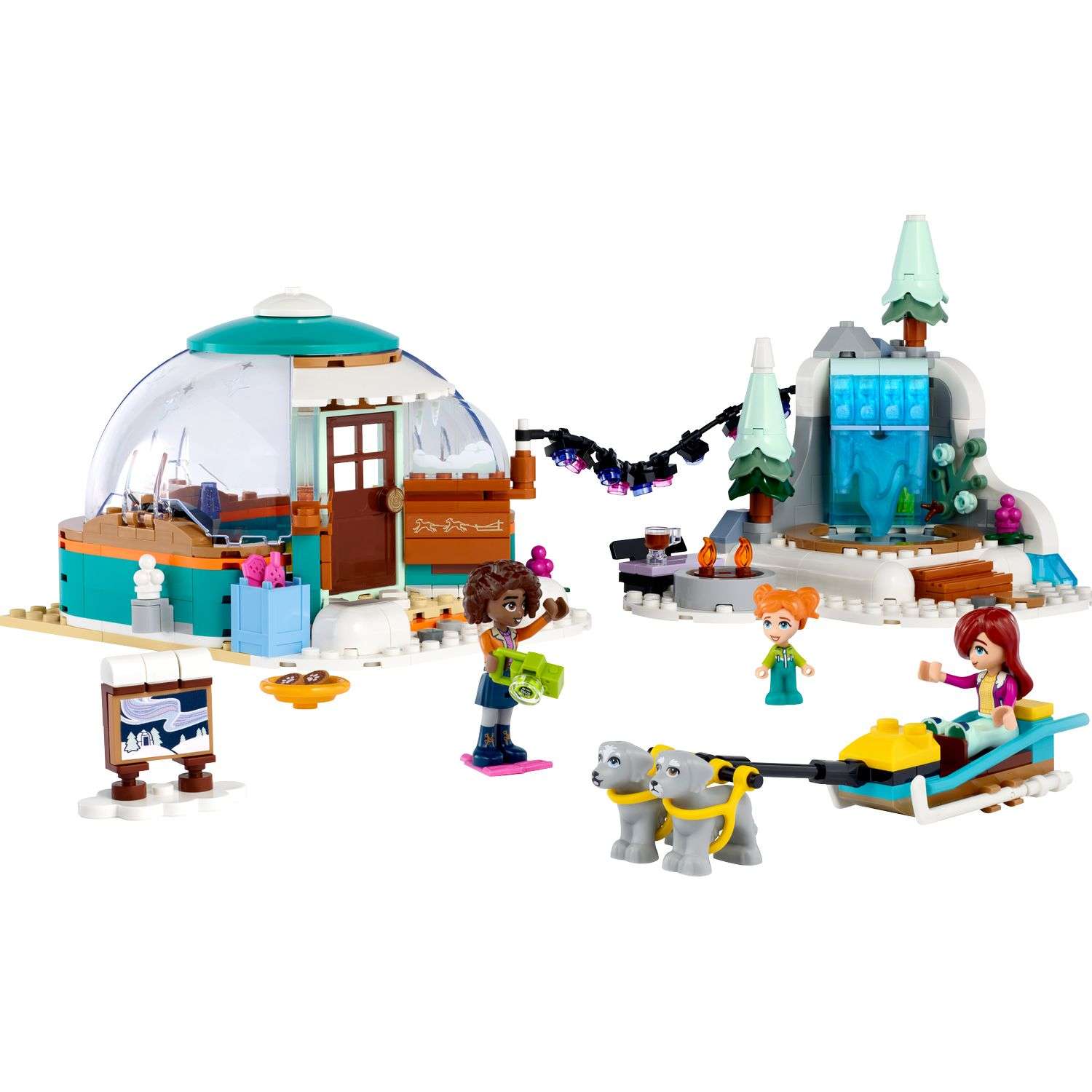 Конструктор LEGO Friends Igloo Holiday Adventure блочный - фото 2