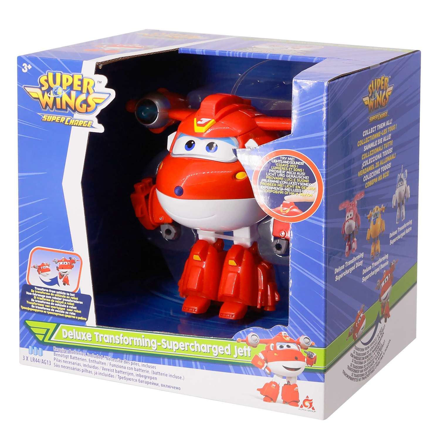 Автомобиль Super Wings Суперзаряженный Джетт Делюкс EU740431 - фото 2
