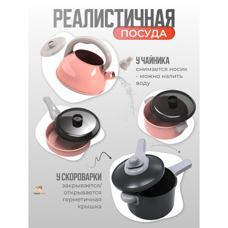 Игрушка TrendToys продукты, посуда 91 предм.