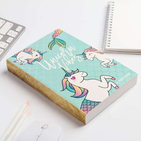 Скетчбук ArtFox Единорог А5 80 лист.