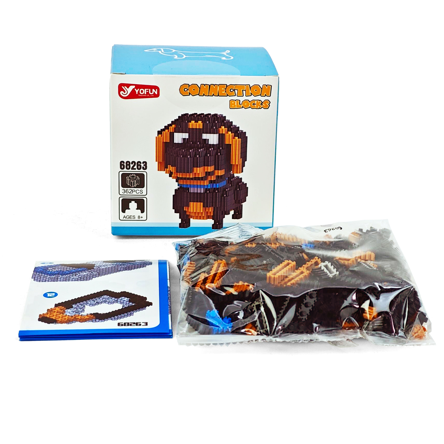 Конструктор Такса черная 362 дет. - фото 2