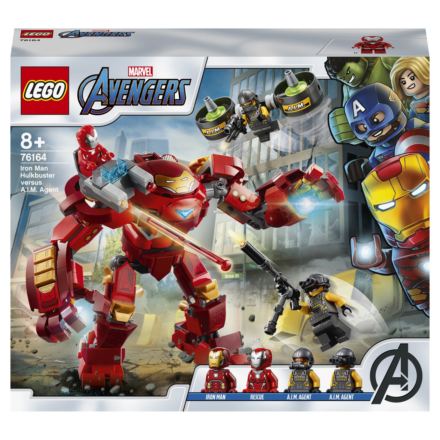 Конструктор LEGO Marvel Super Heroes Халкбастер vs агент А.И.М. блочный - фото 2