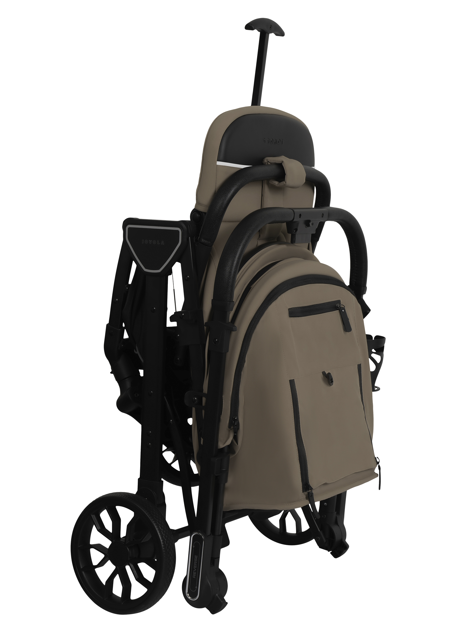 Коляска прогулочная JOVOLA Storm, бежевый - фото 6