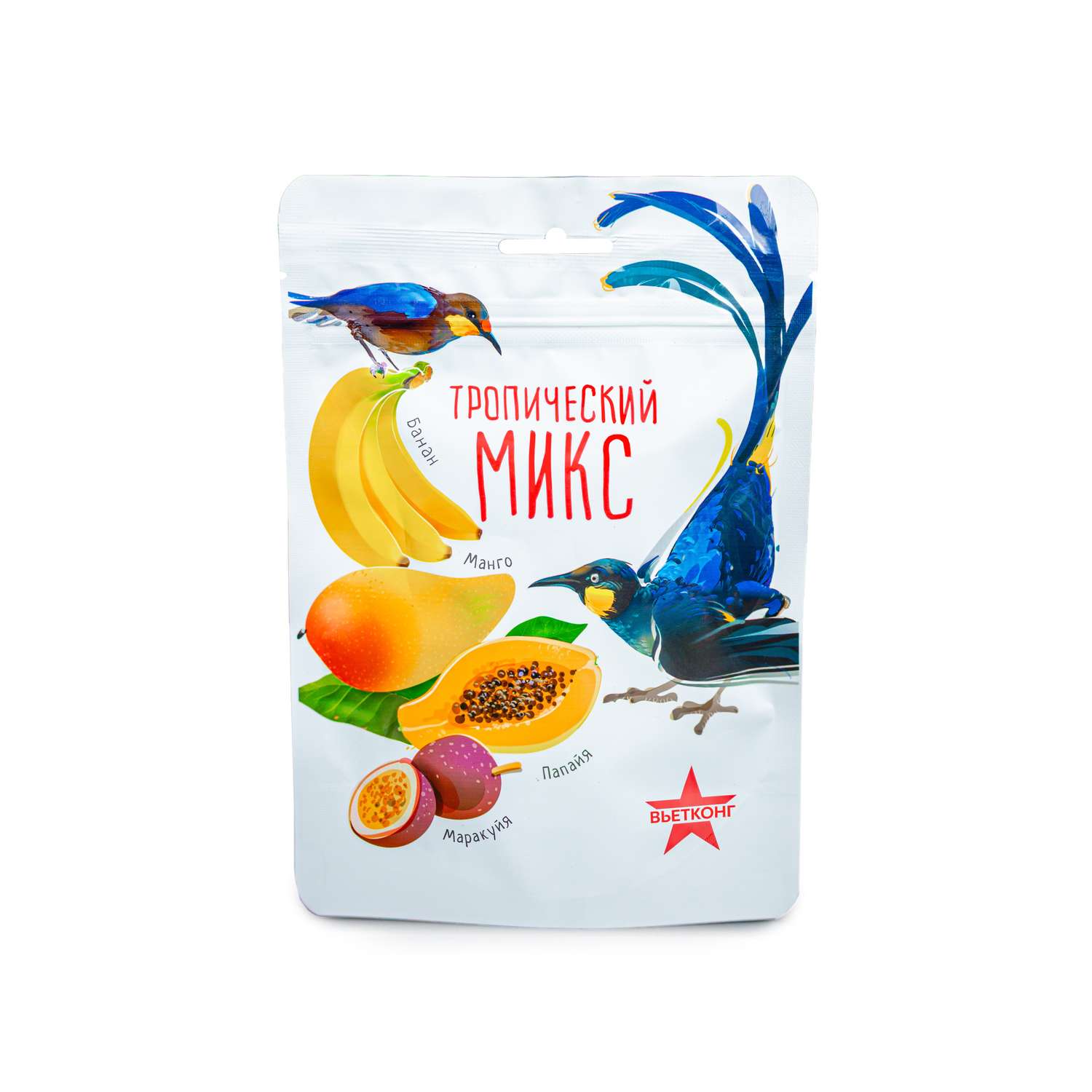 Тропический микс Вьетконг манго папайя маракуйя бананы 80г - фото 1