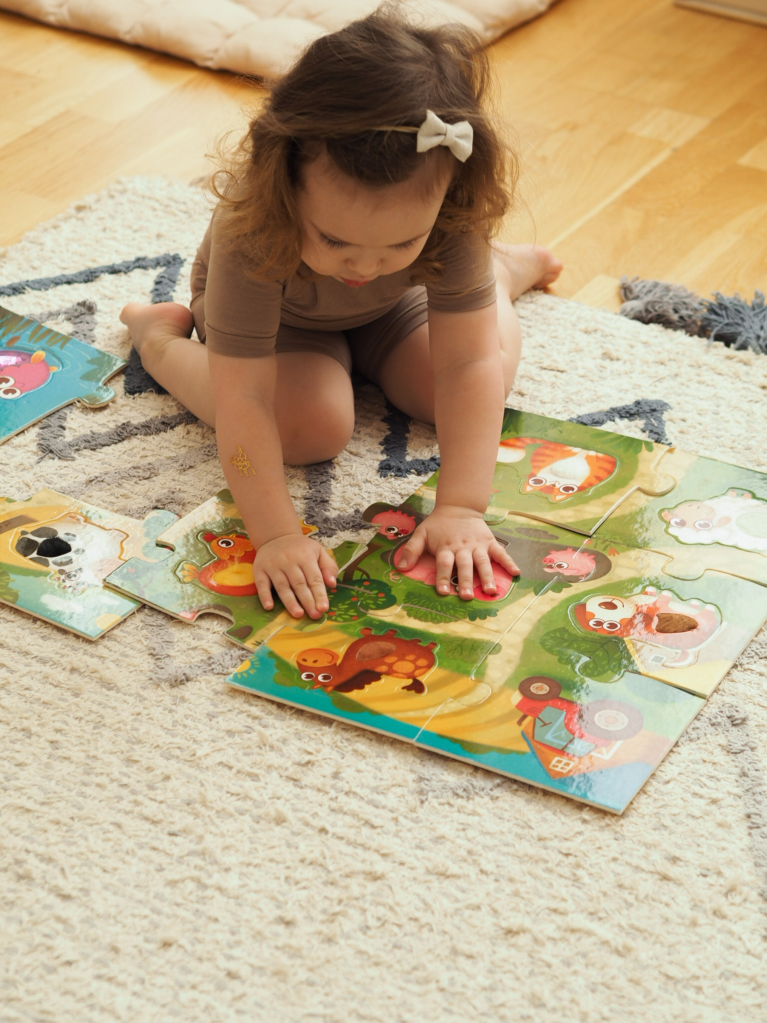 Пазл Счастье внутри Веселая Ферма напольный - фото 9