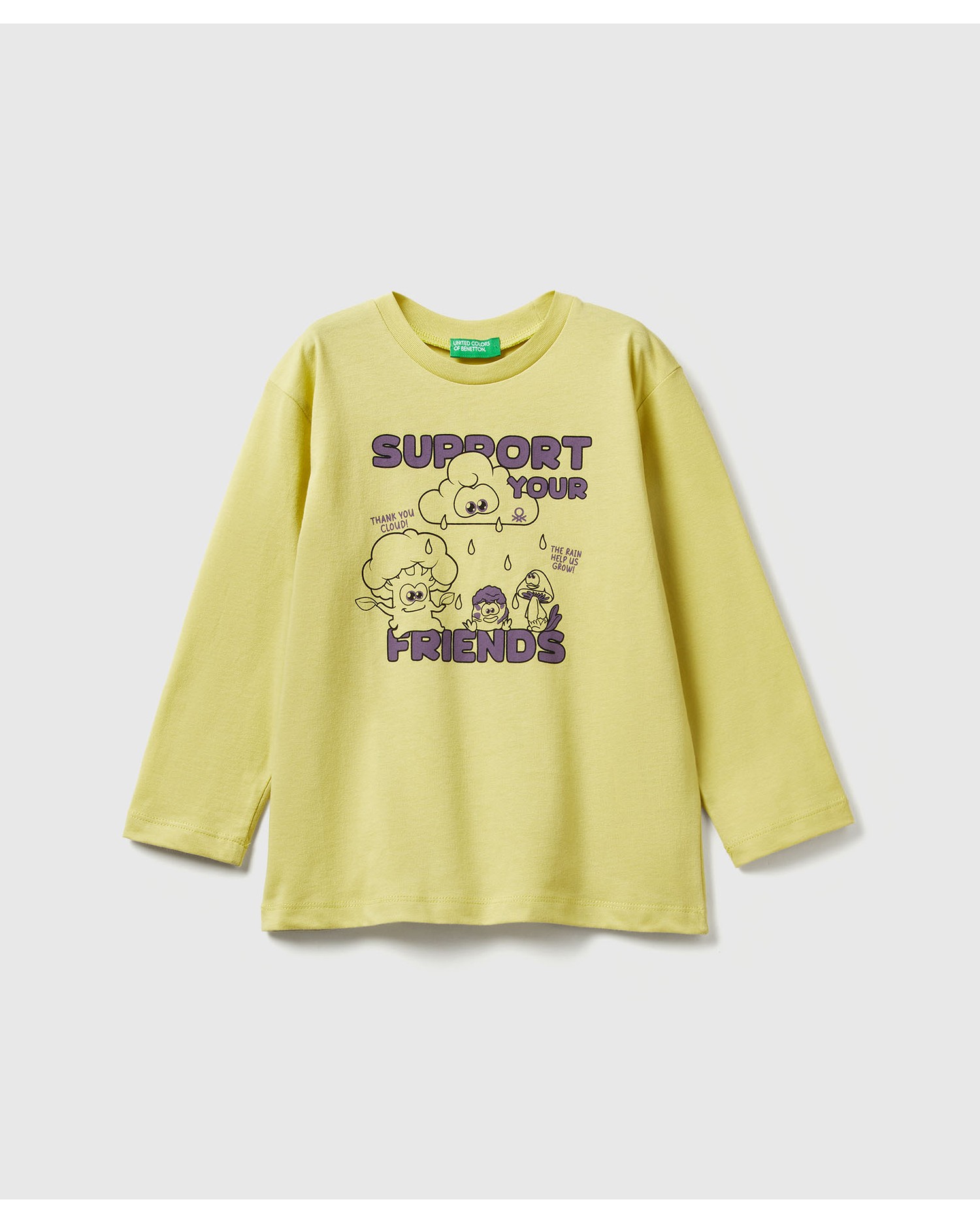 Лонгслив United Colors of Benetton 25A_3JERG10K5_0Y6 - фото 1