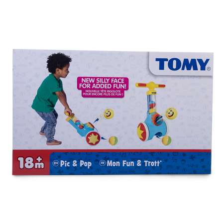 Игрушечная катапульта Tomy Толкай-Запускай-Собирай