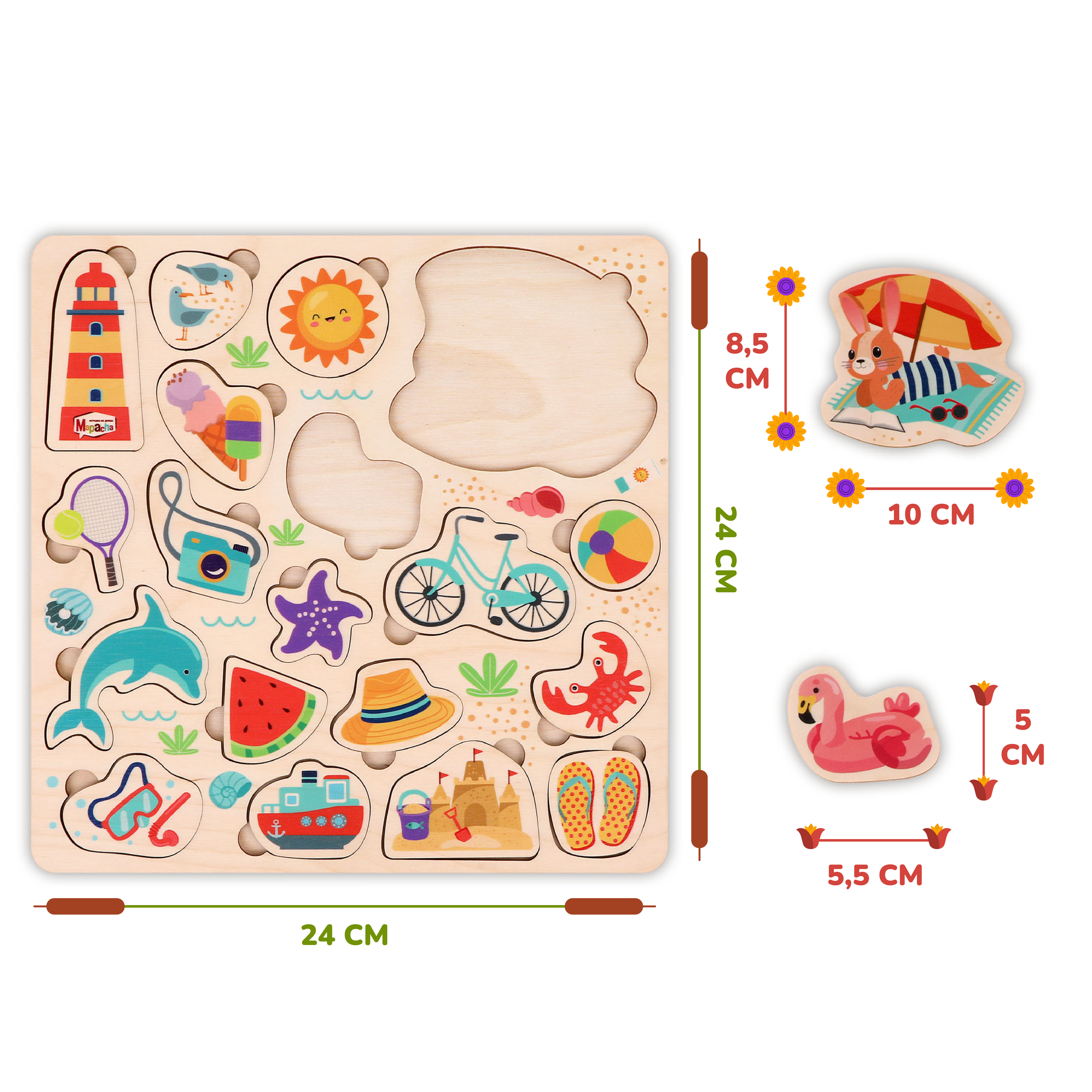 Игрушка Mapacha сортер Лето - фото 6