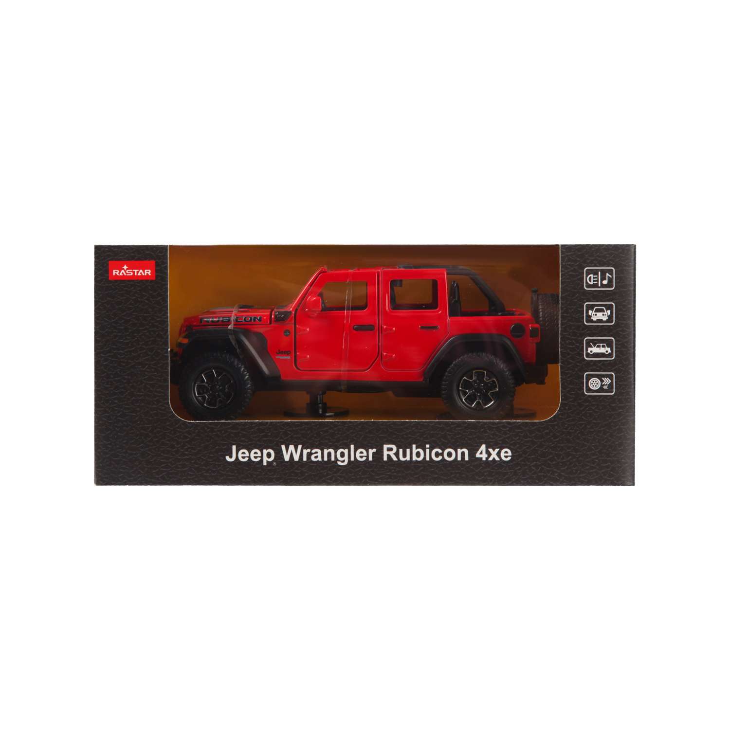 Внедорожник Rastar Jeep Wrangler Rubicon 4xe 1:32 64620 - фото 7