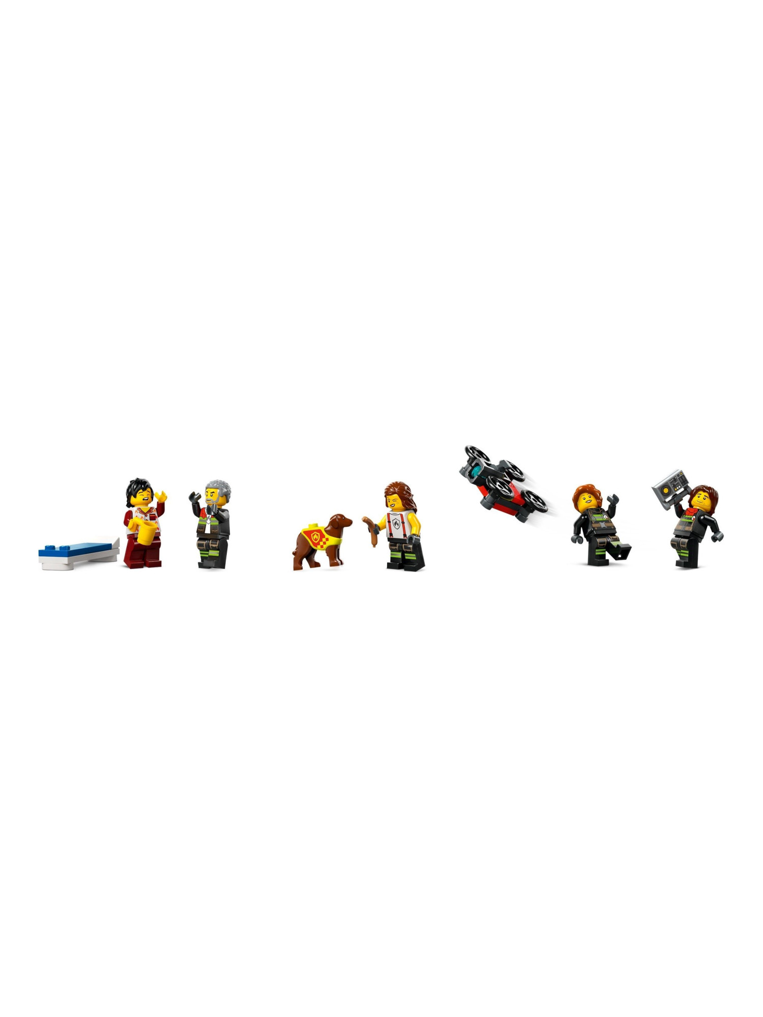 Конструктор LEGO City Пожарная часть с машиной 843 дет. - фото 7