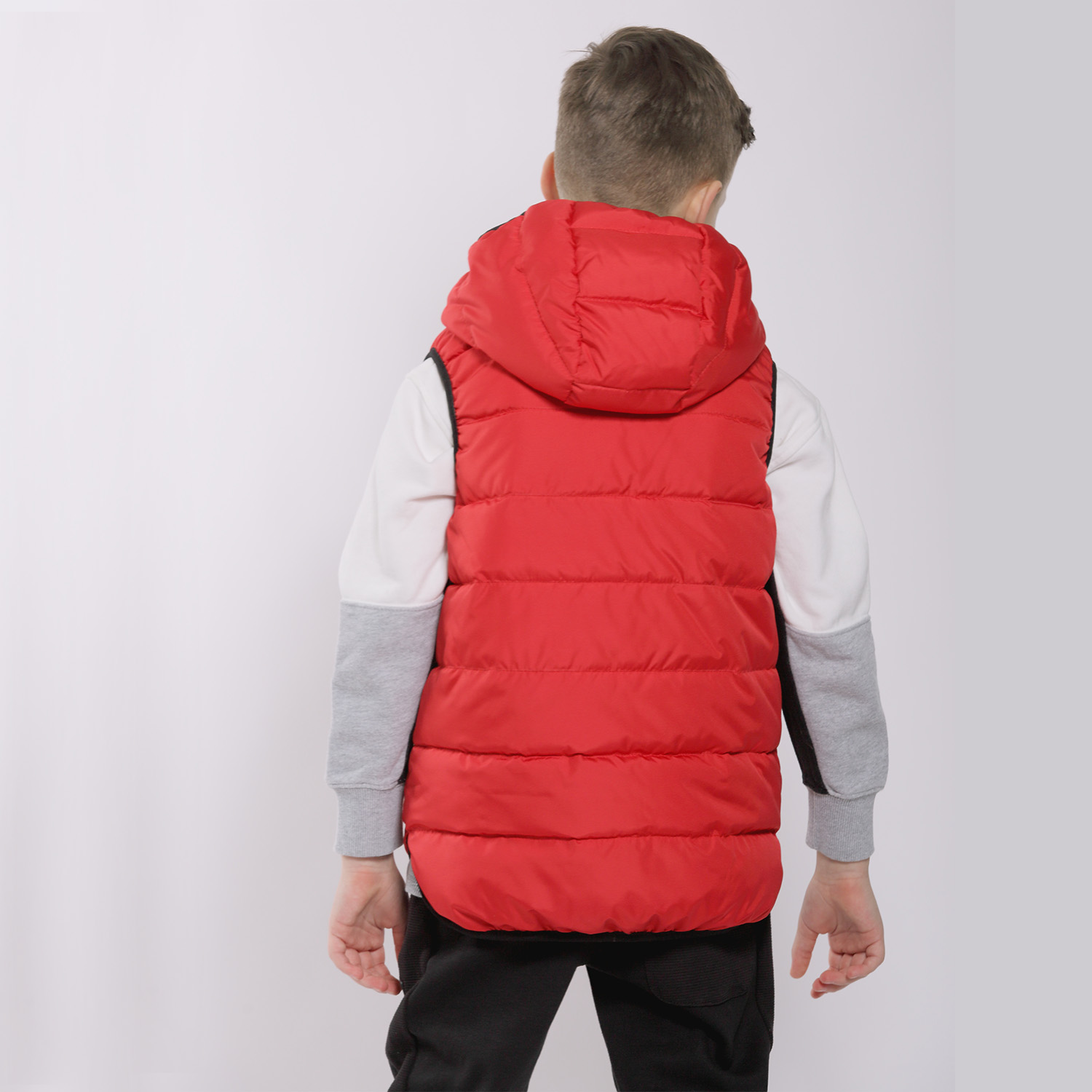 Жилет двусторонний Orso Bianco OB31035-12_красный/черный - фото 3