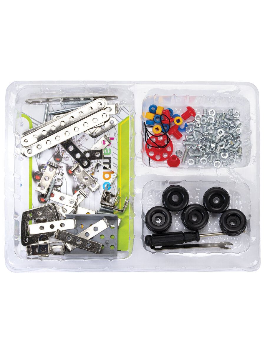 Конструктор BAMBOX Строительная техника 3 в 1 металлический 137 дет. - фото 7