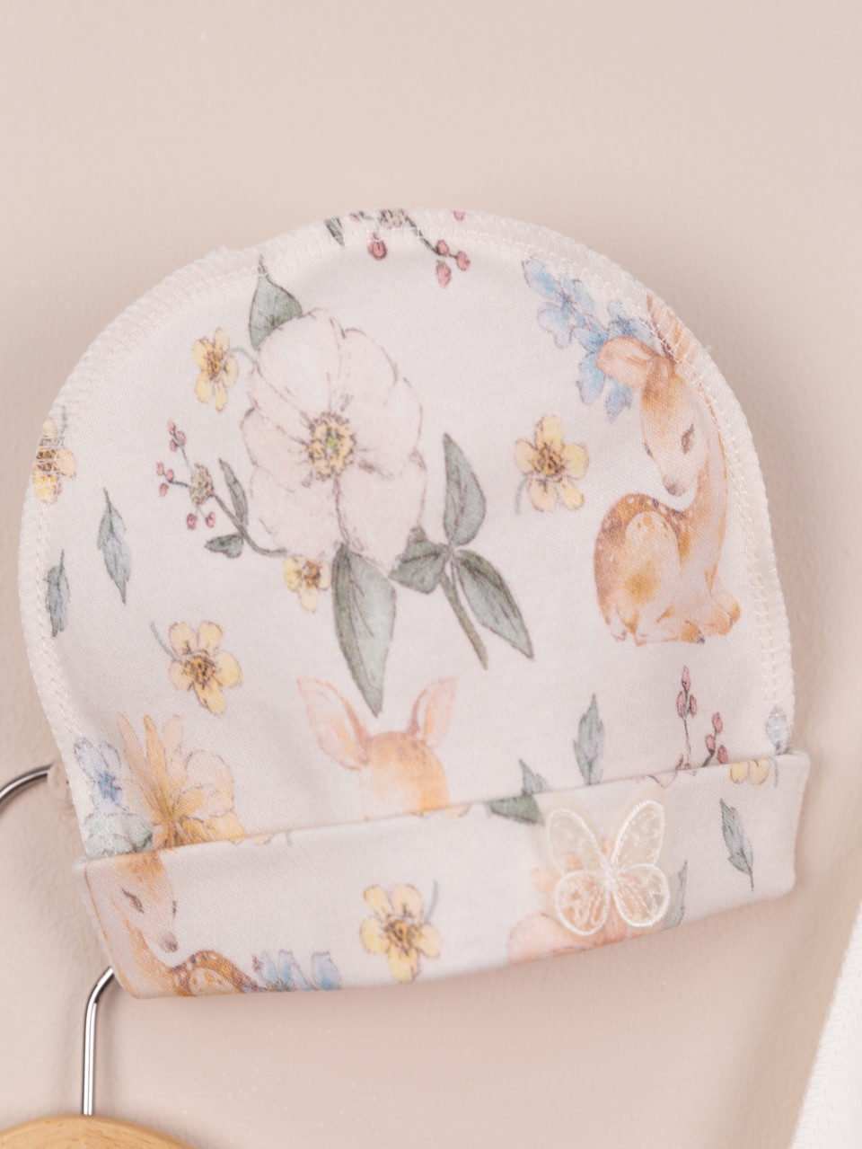 Комплект Baby boom КН164/2-И Цветы и олени на молоке - фото 4