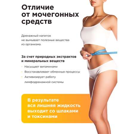 Многокомпонентный препарат Guarchibao Дренаж со вкусом манго для похудения 2 упаковки