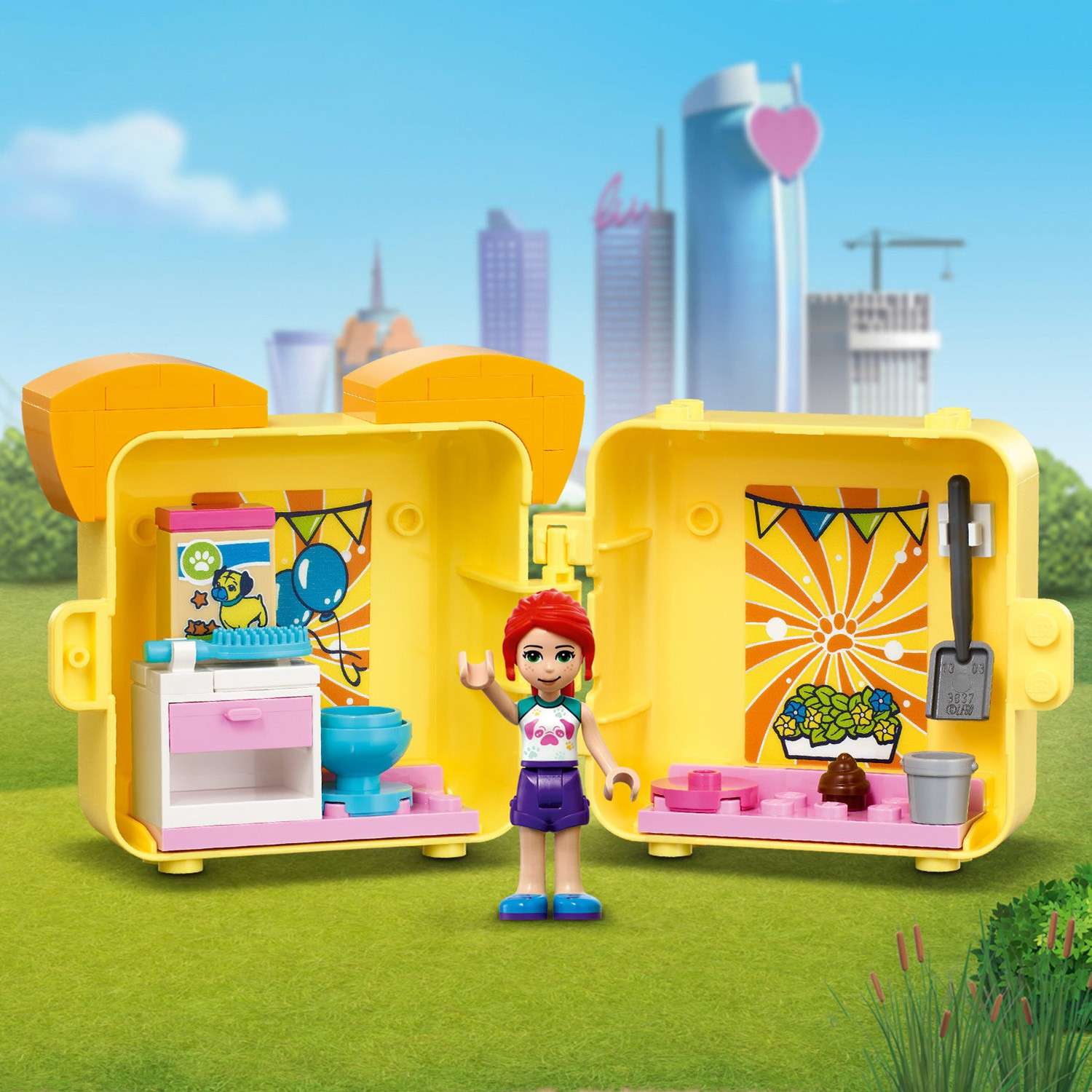 Конструктор LEGO Friends Кьюб Мии с мопсом блочный - фото 4