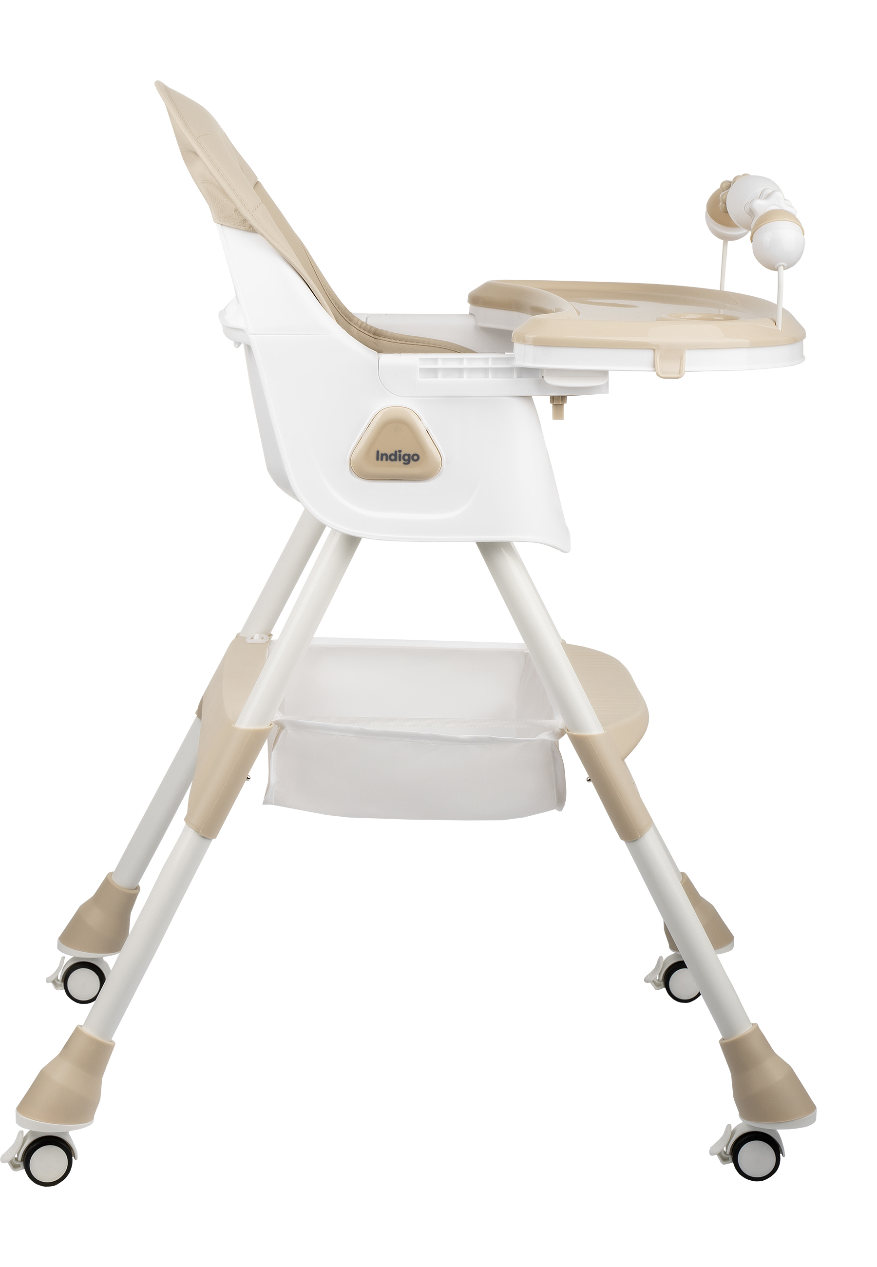 Стульчик для кормления Indigo Corn бежевый - фото 4