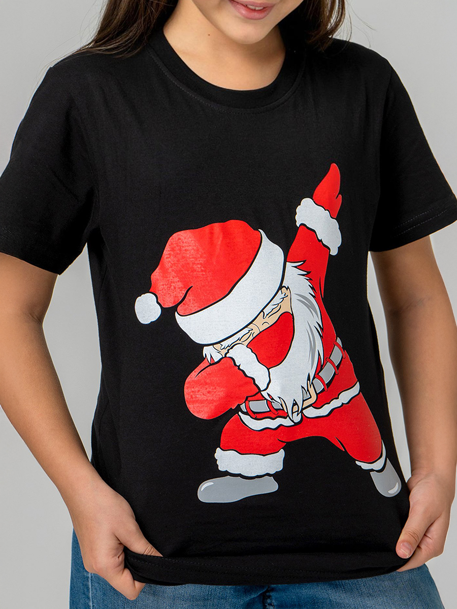 Футболка HappyFox HF55011Msanta.черный - фото 10