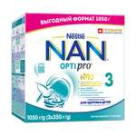 Молочко NAN 3 Optipro 1050г с 12месяцев