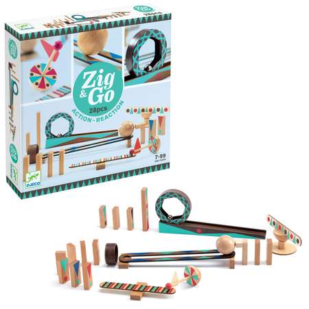 Конструктор Djeco ЗигнГоу деревянный