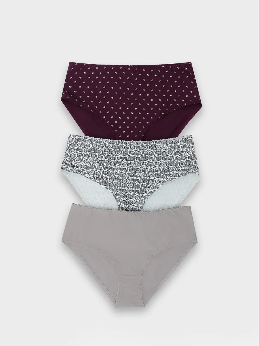 Трусы 3 шт Mark Formelle (Марк Формэль) 412075-3/пейсли на молочном - фото 8