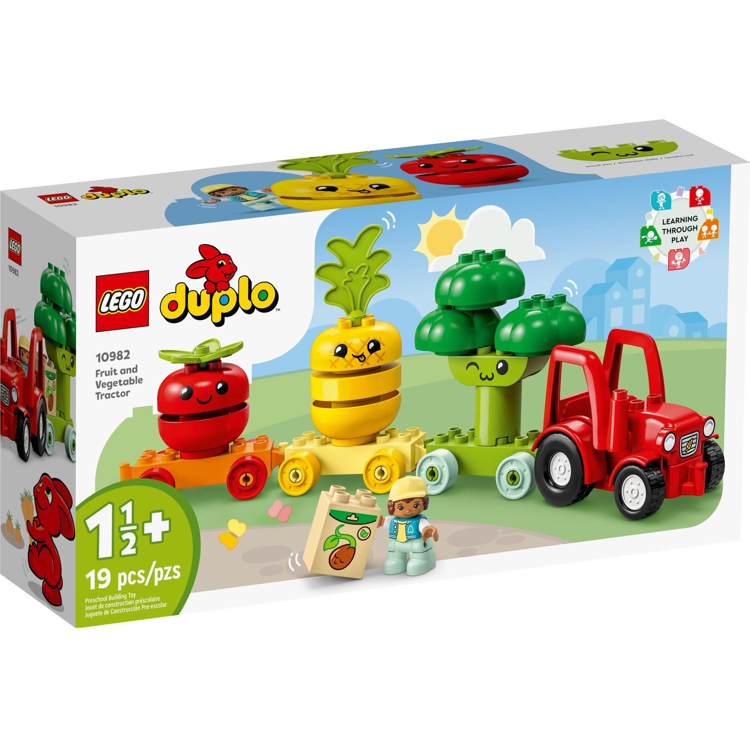 Конструктор LEGO DUPLO Fruit and Vegetable Tractor блочный - фото 5