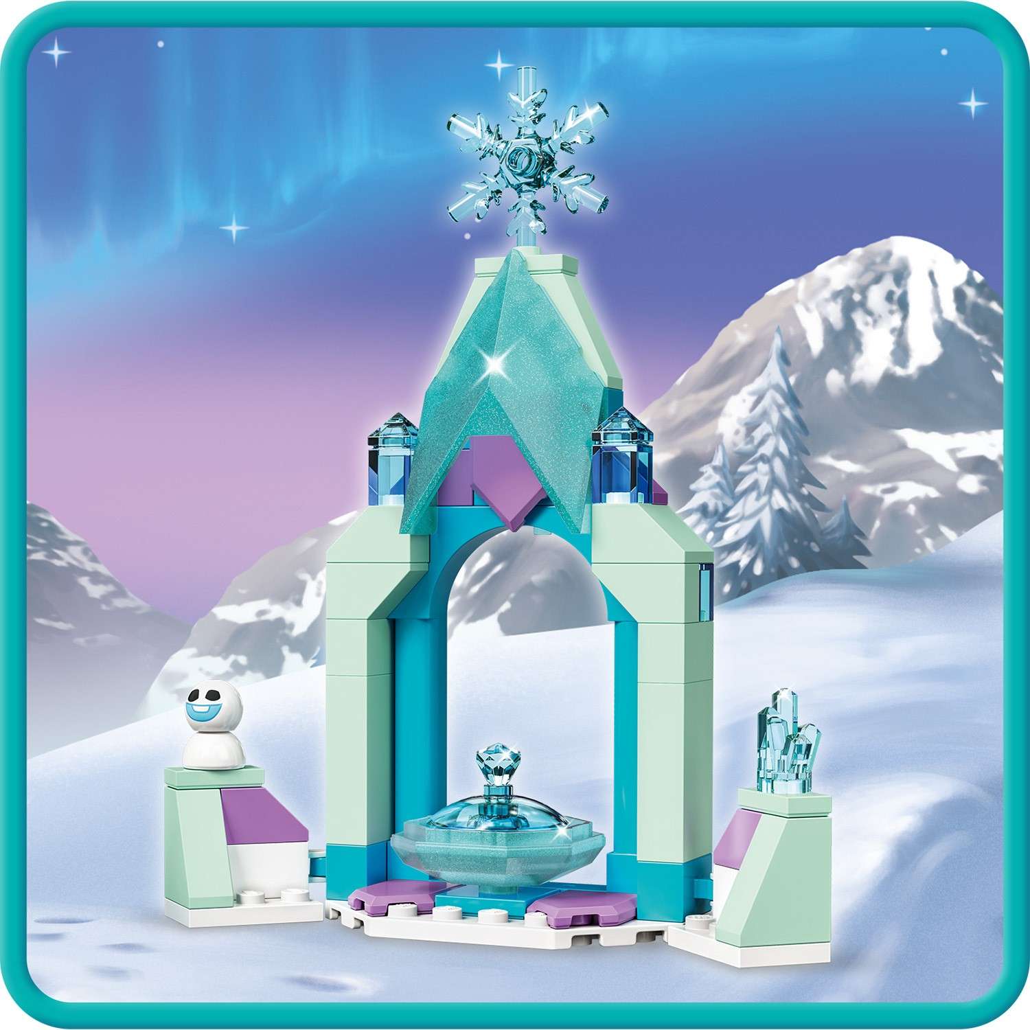 Конструктор LEGO Disney Princess Двор замка Эльзы блочный - фото 6