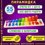 Игрушка Alatoys пирамидка Счетовод в ассортименте