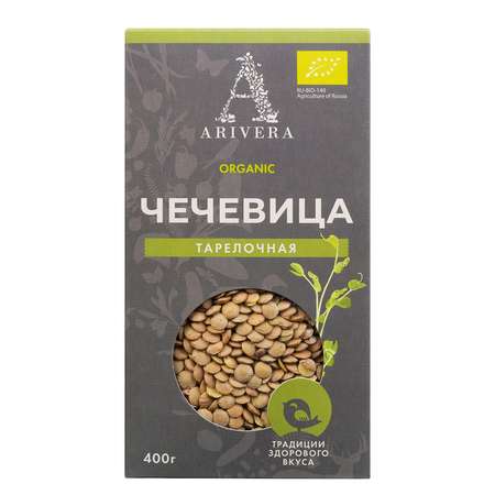Чечевица ARIVERA тарелочная продовольственная 400г