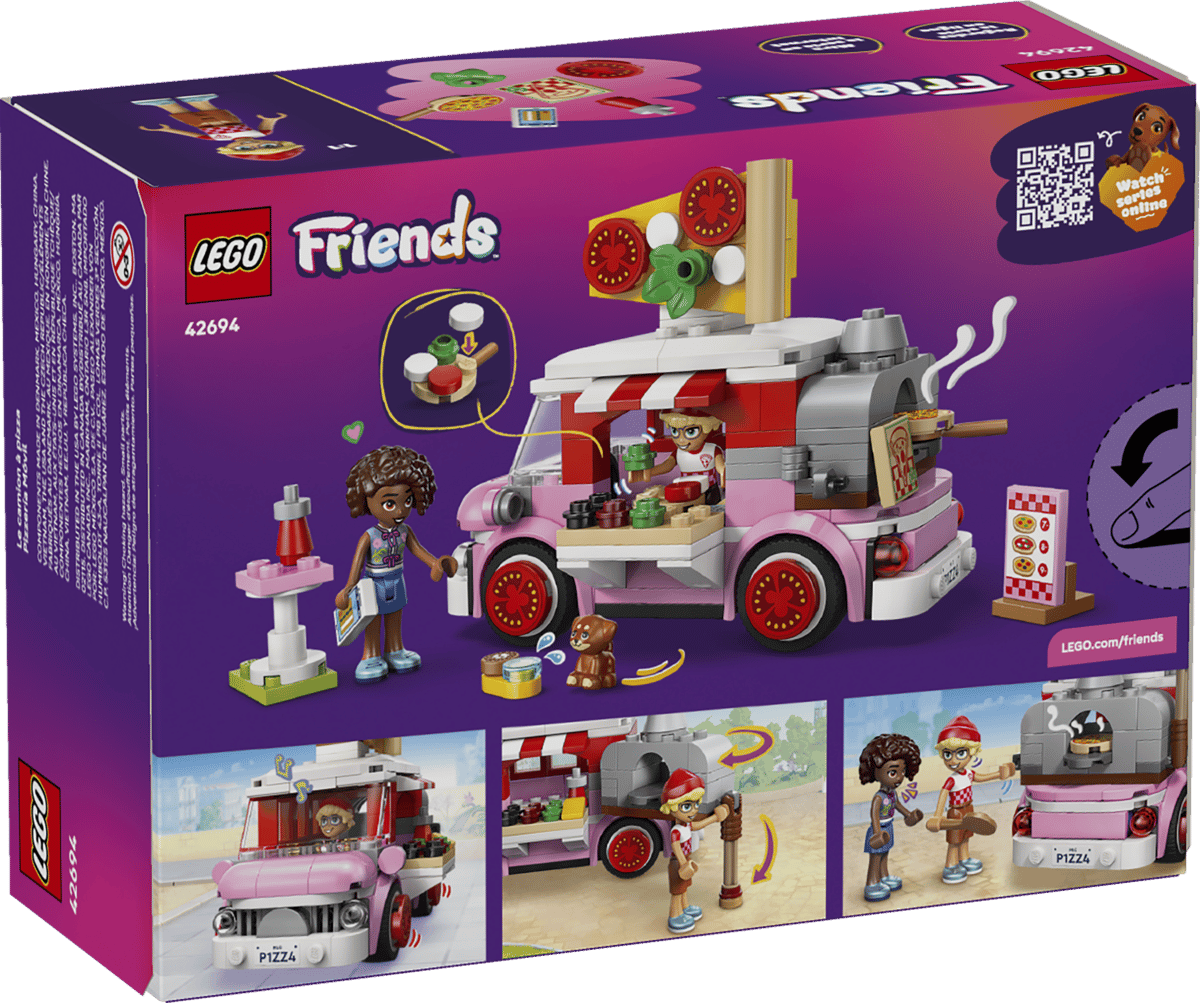 Конструктор LEGO Friends Грузовик для перевозки пиццы 190 дет. - фото 11