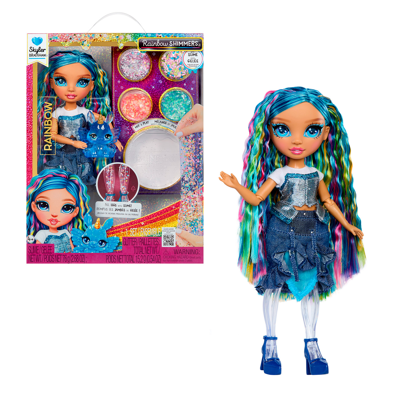 Кукла модельная Rainbow High Скайлер 68382 - фото 2