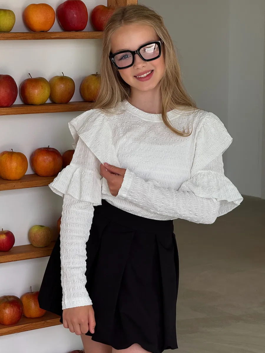 Блузка Locality Kids БЗ02/white - фото 5