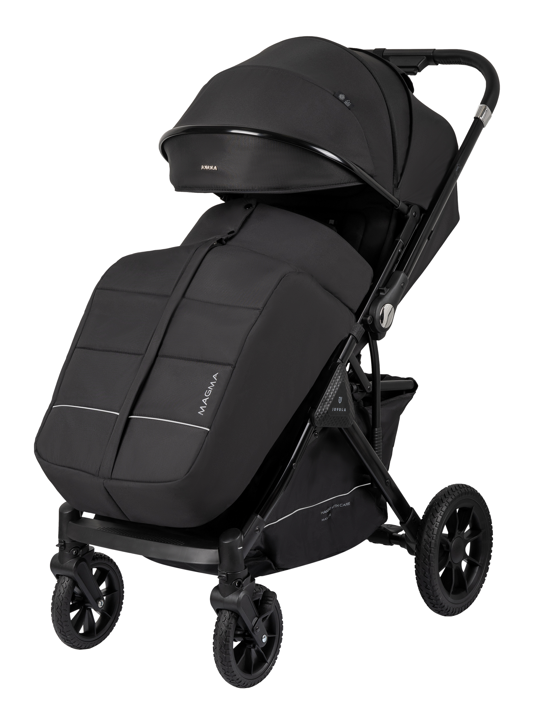 Коляска прогулочная JOVOLA Magma Plus черный - фото 15