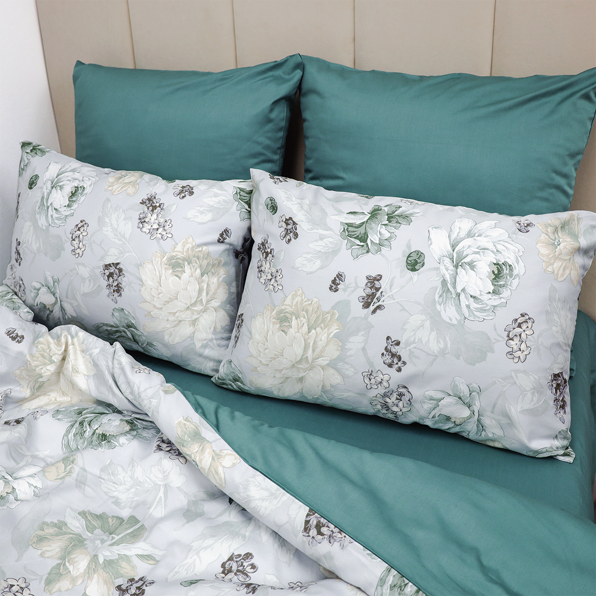 Комплект постельного белья SORRENTO DELUXE Манэль двуспальный 6 предм. - фото 10