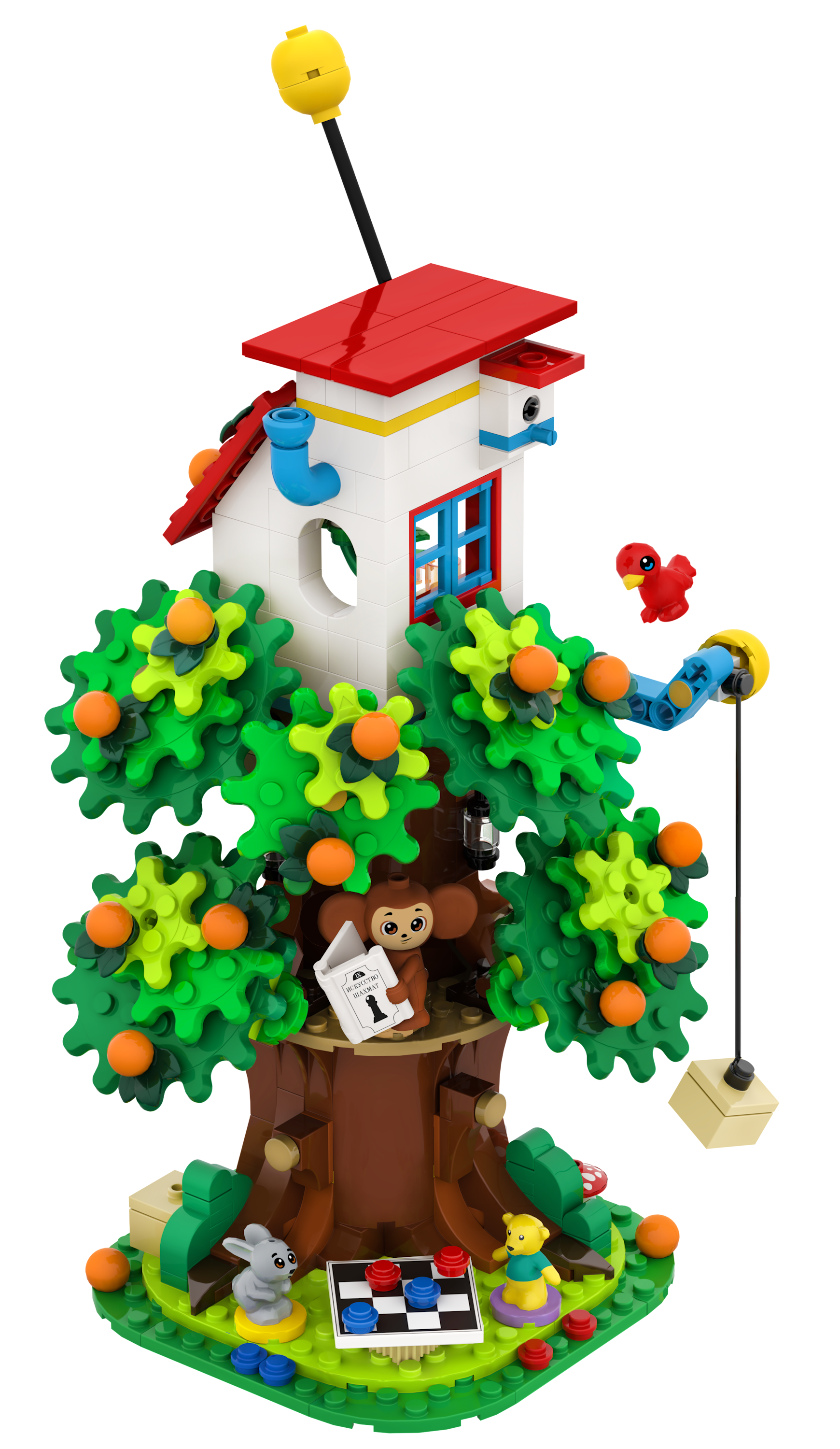 Конструктор РУБРИК Дом на дереве 335 дет. - фото 1