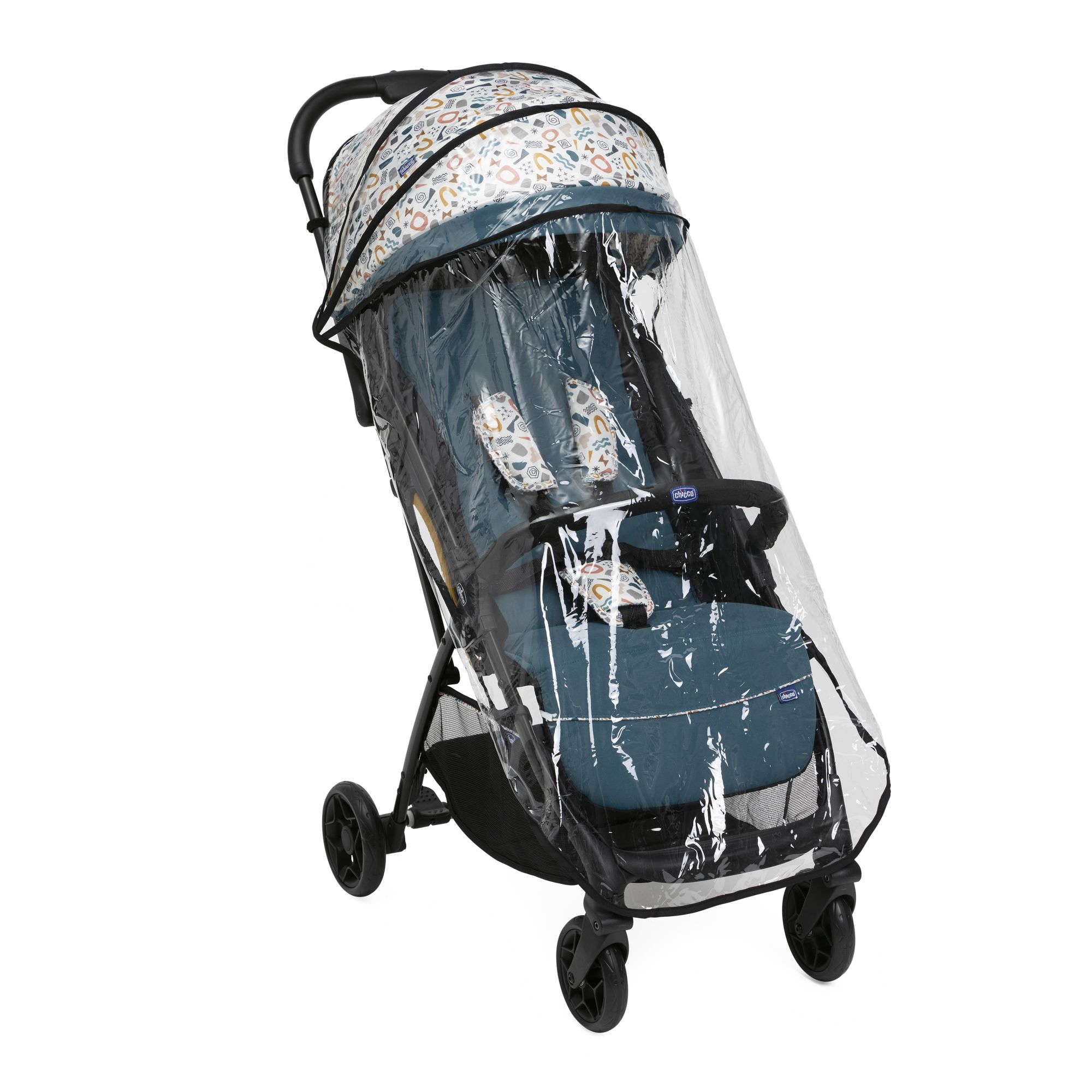Коляска прогулочная Chicco синий - фото 12
