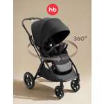 Коляска прогулочная Happy Baby Luna 360 черный