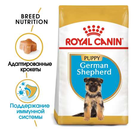 Корм для щенков ROYAL CANIN German Shepherd Puppy породы немецкая овчарка 12кг