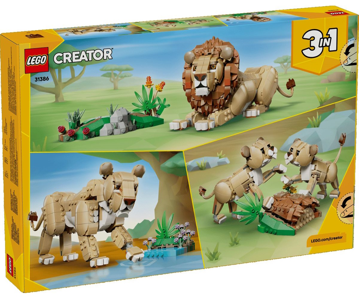 Конструктор LEGO Creator Величественный лев 839 дет. - фото 11