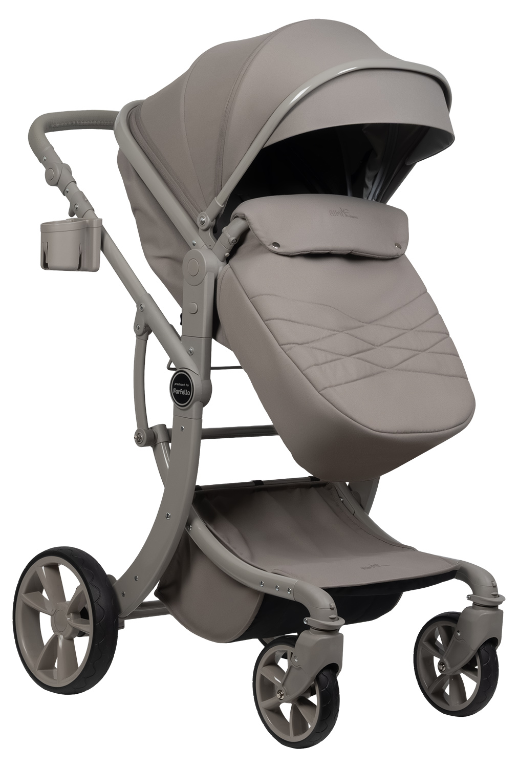Коляска трансформер Aimile Авантюрист / Adventurer серый - фото 19