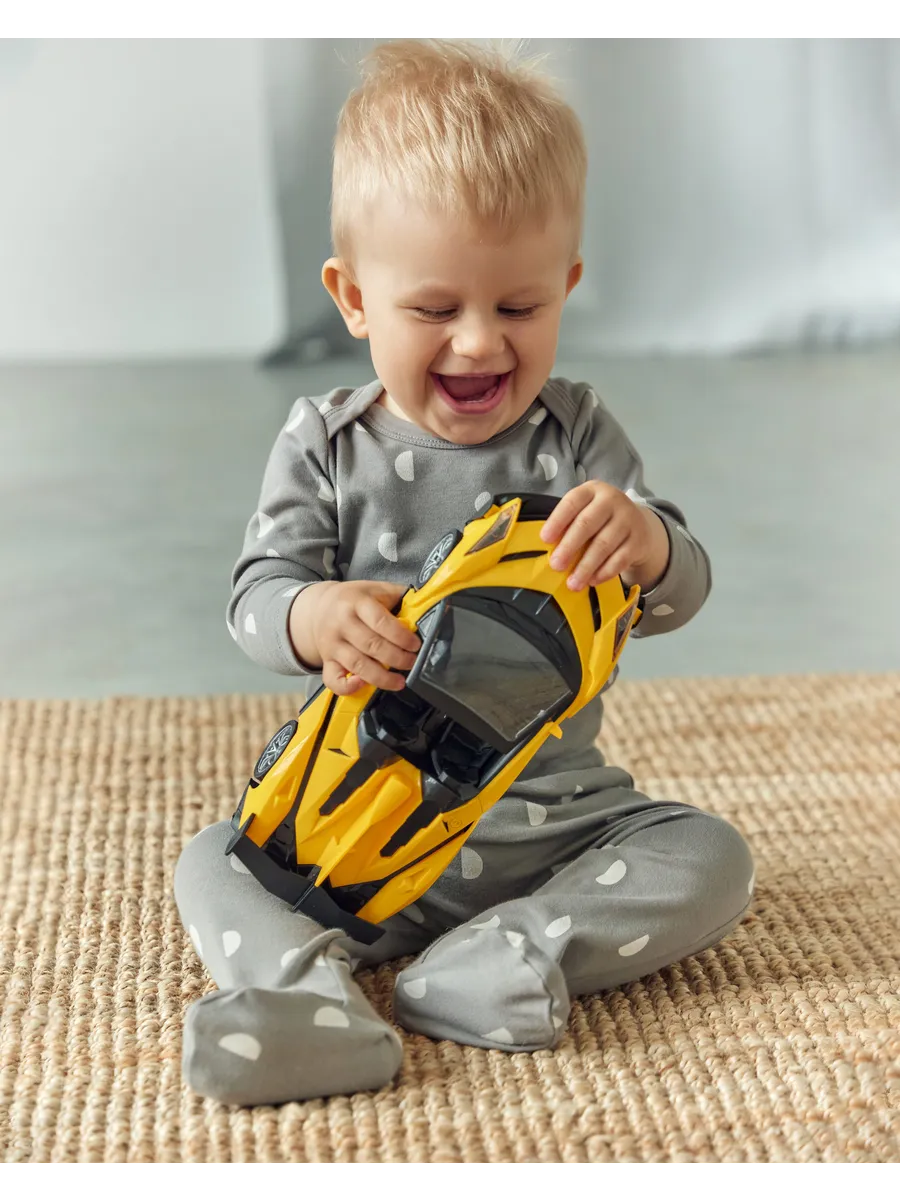 Боди 2 шт Mark Formelle (Марк Формэль) 13016-1-2/горошки на бирюзе +дольки на сером - фото 14