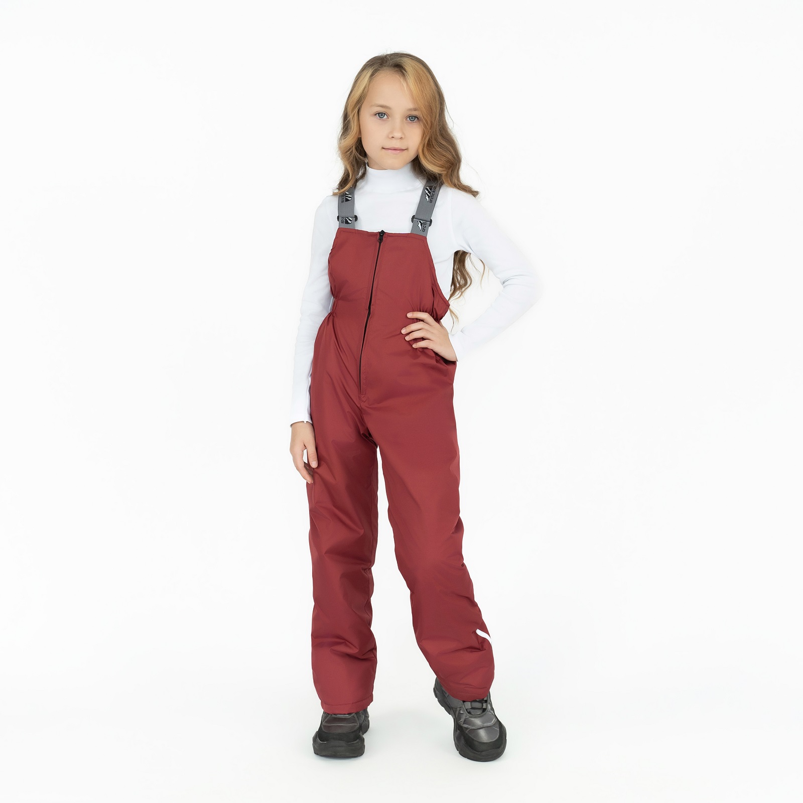 Полукомбинезон Arctic kids 60-006/2 бордо - фото 7