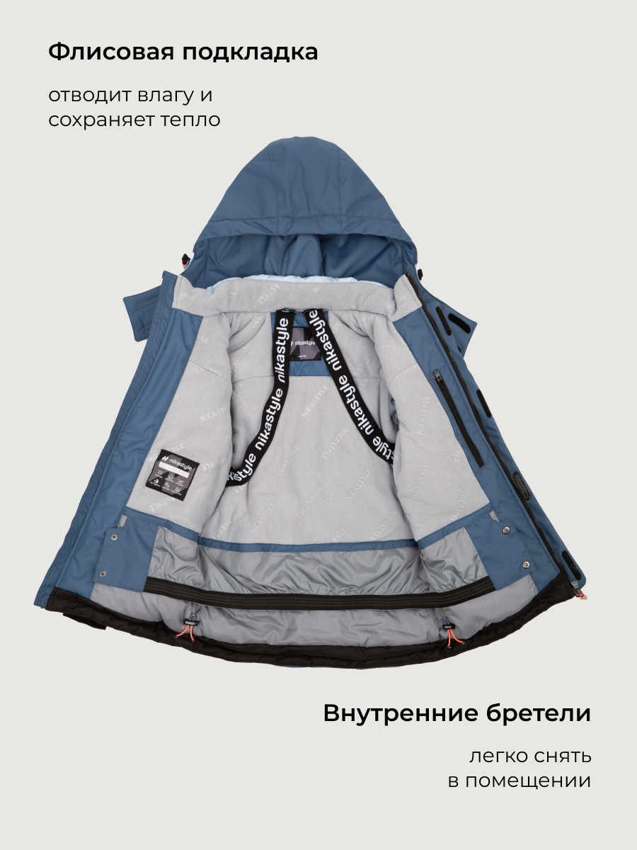 Костюм NIKASTYLE 7з4926 деним/черный - фото 7