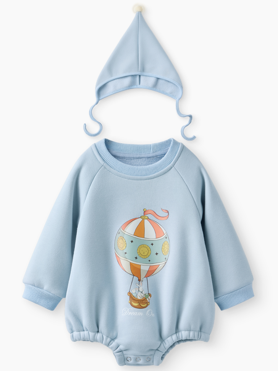 Боди и шапочка Happy Baby 88573-0_light-blue - фото 5