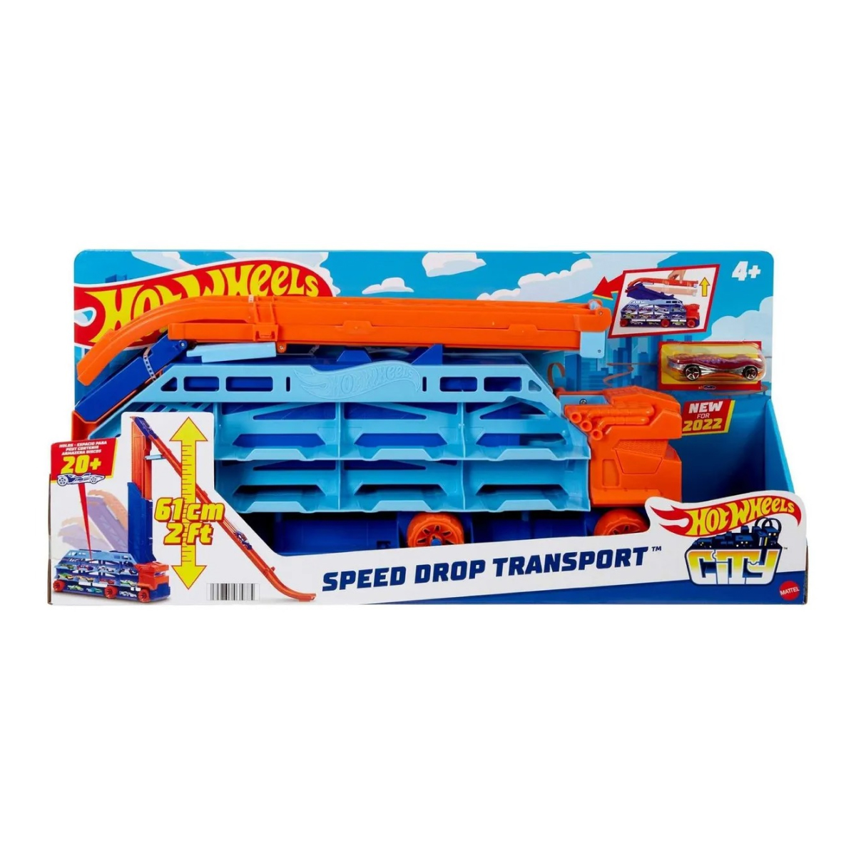 Трек Hot Wheels HDY92 грузовик с машинкой HDY92 - фото 2