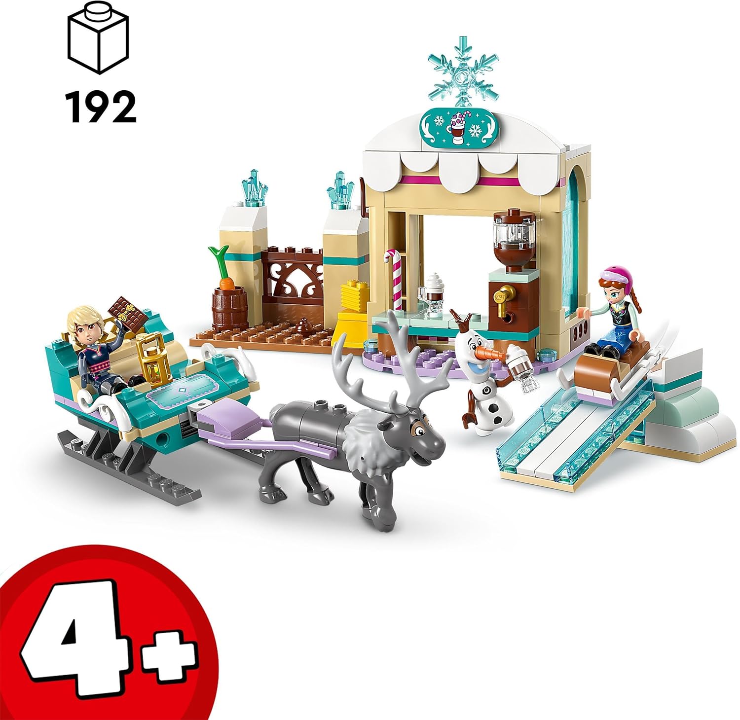 Конструктор LEGO Disney Princess Приключение Анны на санях блочный - фото 2