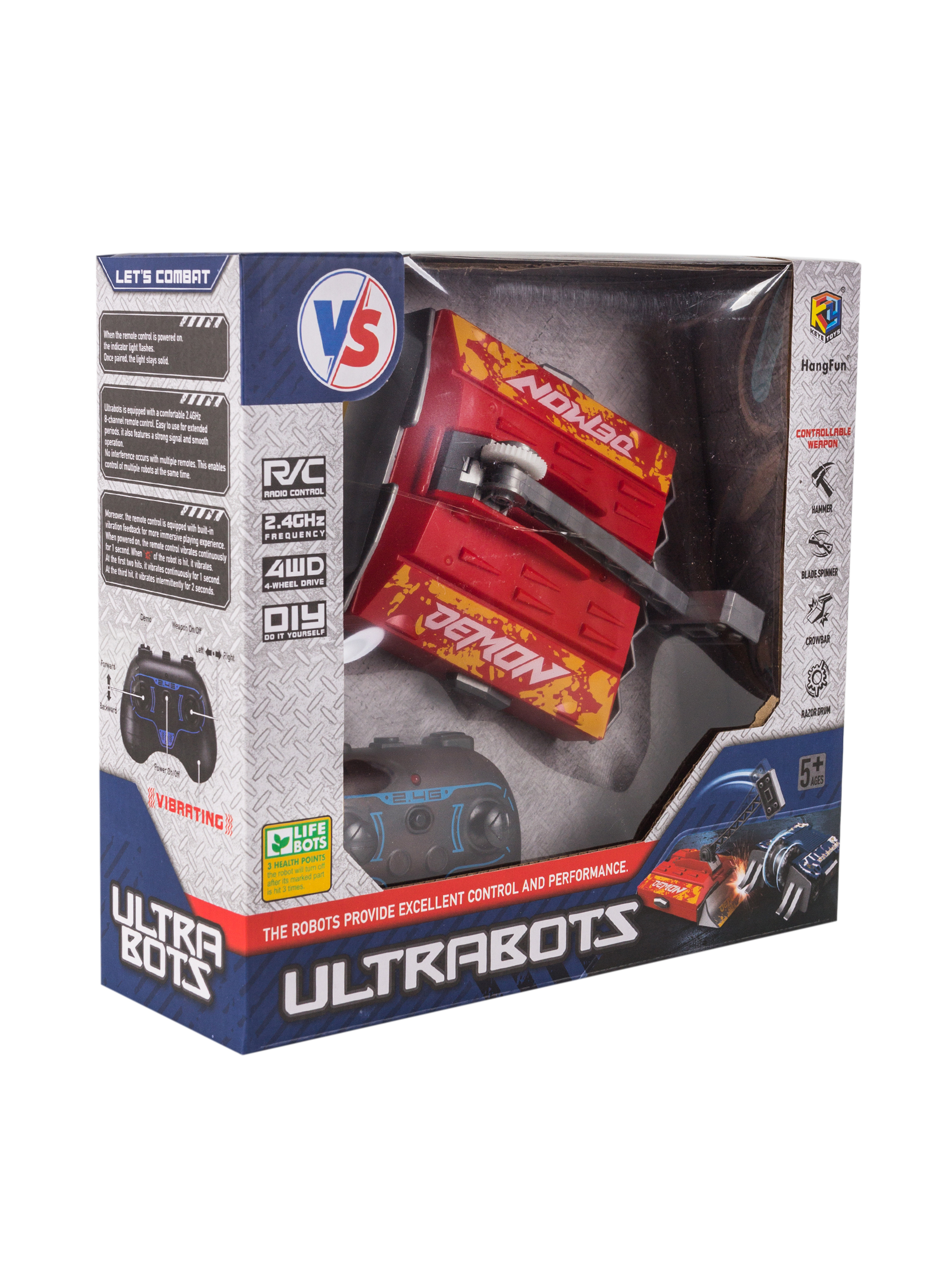 Робот РУ ULTRA BOTS Красный демон - фото 8