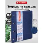 Тетрадь со сменным блоком Brauberg клетка 120 лист.