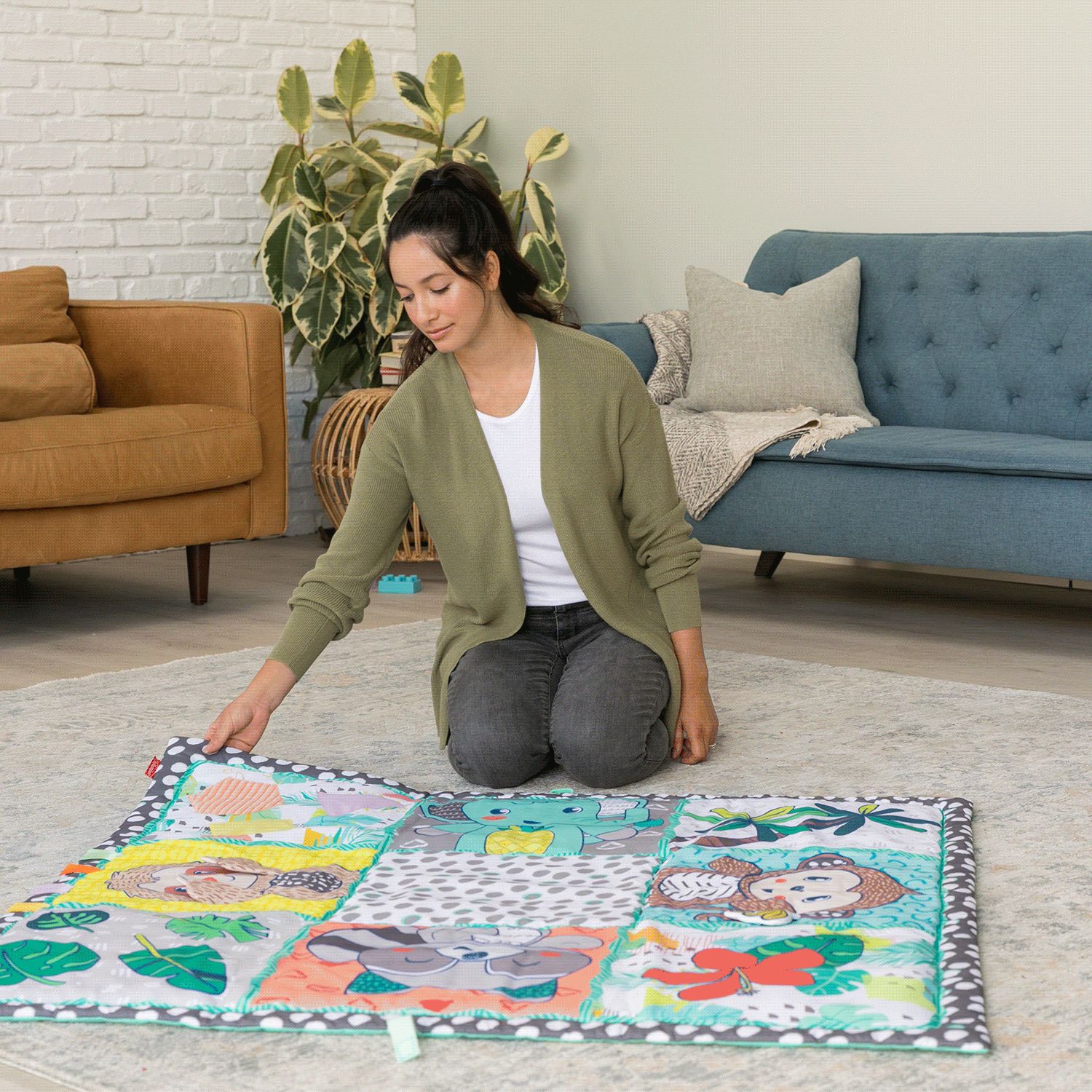 Коврик INFANTINO Ленивец - фото 10